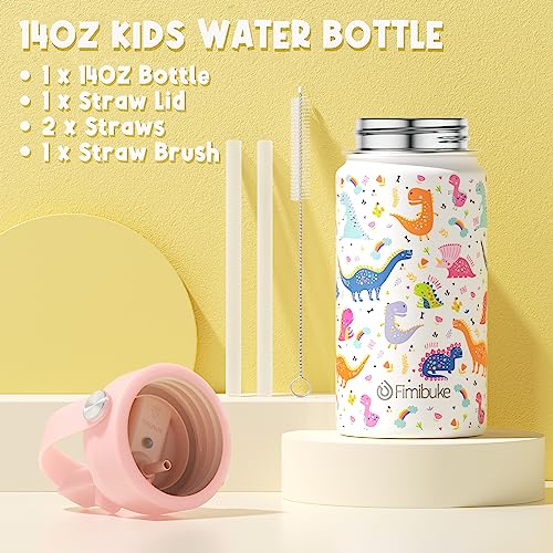 Kids Bento Lunch Box with Toddler Insulated Water Bottle Lunch Bag