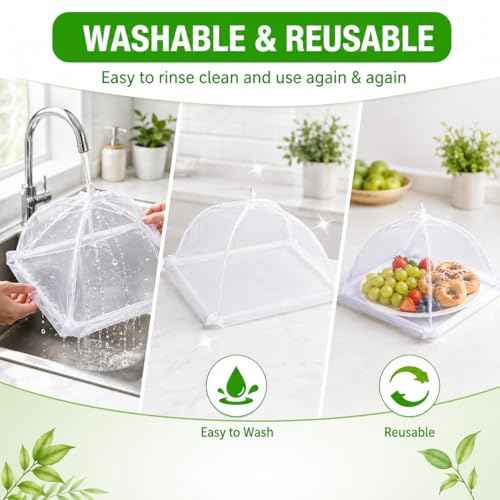 Food Cover 4 Pack Mesh Food Tent