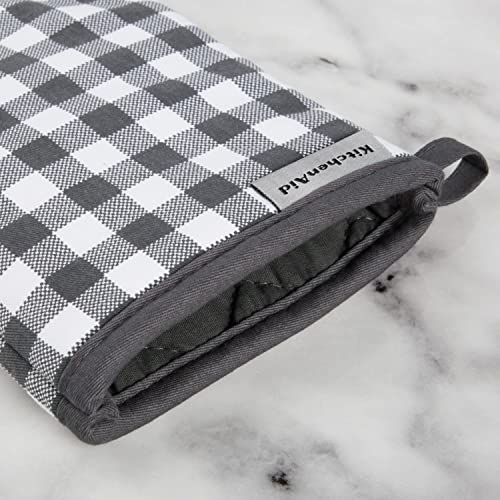 Gingham Oven Mitt 2