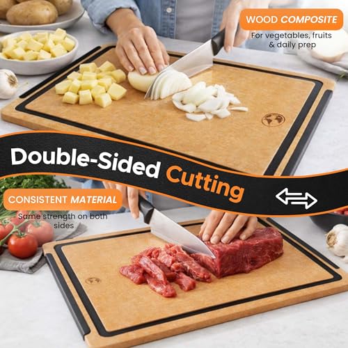 Composite Wood Cutting Board Set of 3 (3 Count)