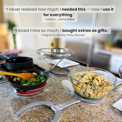 Pot Lid Holder While Cooking