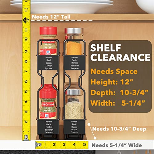 Pull Out Spice Rack Organizer for Cabinet