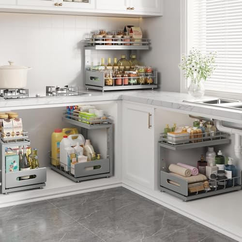 Under Sink Organizer Upgrade To Professional Rails