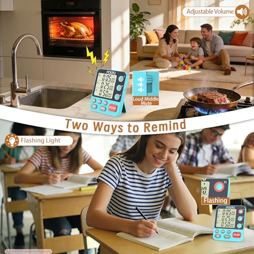 Digital Dual Kitchen Timer