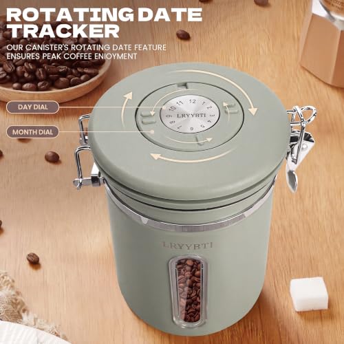 22 OZ Coffee Canister Airtight Stainless Steel (22 Count)