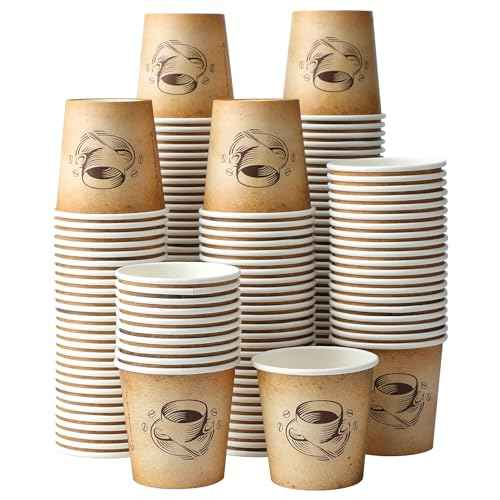 600 Pack 4 oz Small Coffee Cups Disposable Paper Espresso Cups (600 Count)