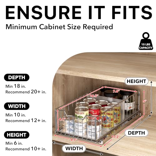 Pull Out Cabinet Sliding Basket