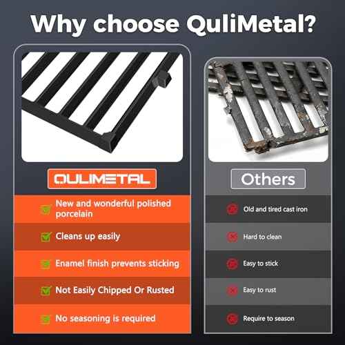 18.7 Inch Cast Iron Grill Grates for Weber Genesis II 400 Series