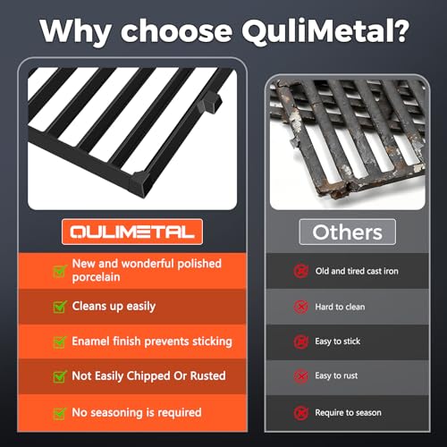 17.5 Inch Porcelain Grill Grates for Weber Spirit 200 Series Grills