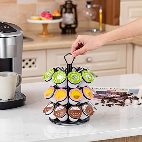 K Cup Storage Coffee Capsules Pod Holder Carousel Capsule Display Storage for k