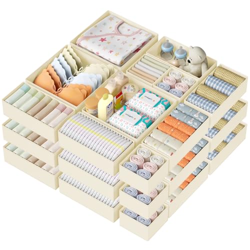 Drawer Organizer Clothes 20 Pack (24 Count)