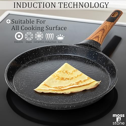 9.5 Inch Nonstick Crepe Pan with Spreader