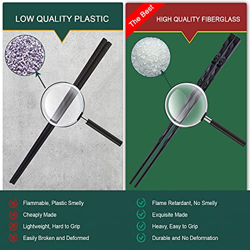 5 Pairs Japanese Fiberglass Chopsticks