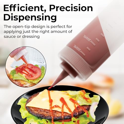 12 Ounce Condiment Squeeze Bottle 1 With Lid Plastic Squeeze Bottle