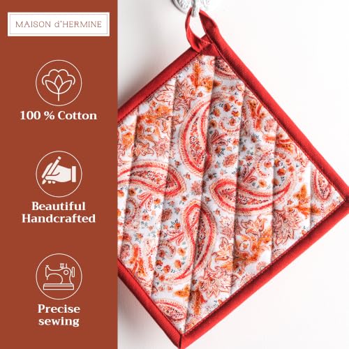 Pot Holders 100% Cotton Potholders (2 Count)