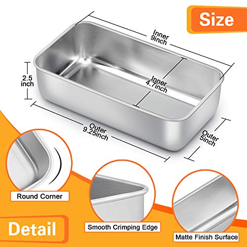 Loaf Pan for Baking Bread (3 Count)