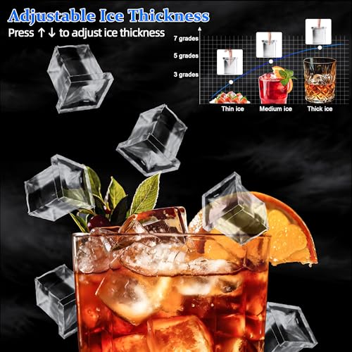 Ice Maker Commercial Spray Drench Ice Maker Machine 200Lbs
