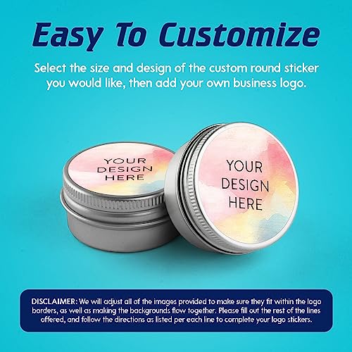Custom Vinyl Stickers Your Image (100 Count)