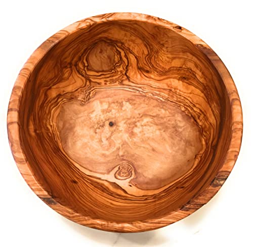 11" Artisan Olive Wood Serving Bowl