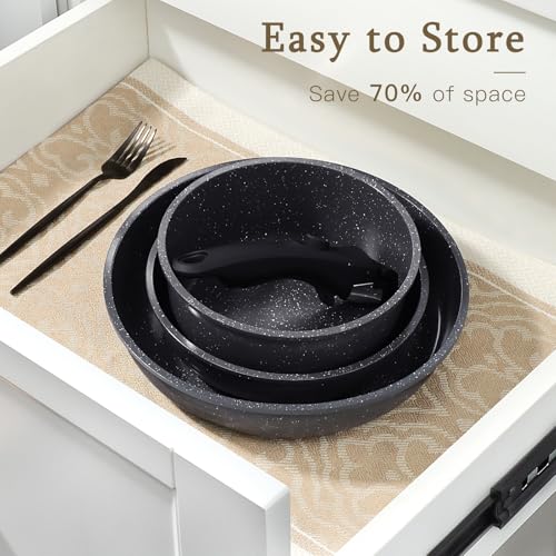 Ceramic Pots and Pans Set Non Stick