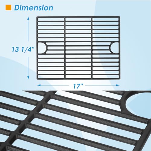 17" Grill Grates Replacement Parts for Nexgrill 4 (2 Count)