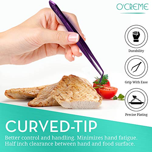 Curved Tweezers 6.25 Inch Fine