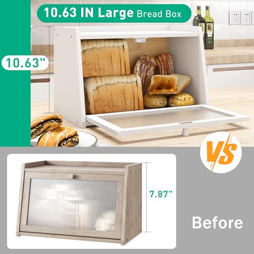 Bread Box for Kitchen Counter