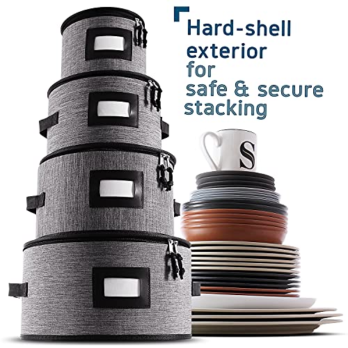 4 Piece Dish Storage Containers