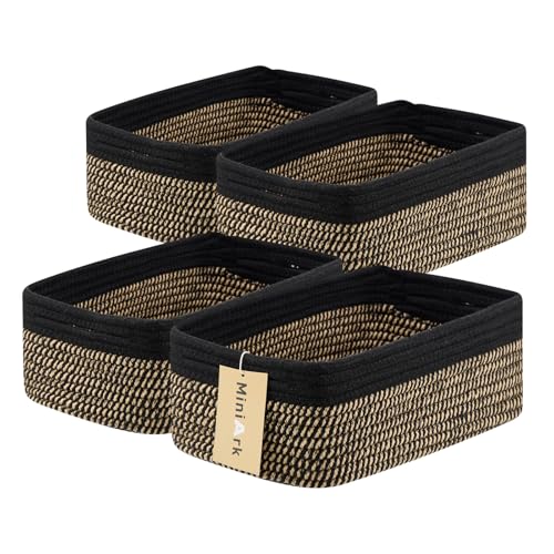 Small Storage Baskets for Organizing (4 Count)