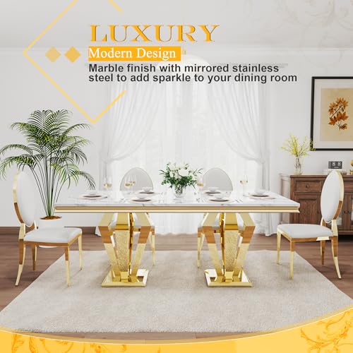 7 Piece Luxury Dining Room Set