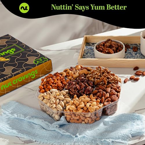 Mixed Nuts Gift Basket in Black Gold Box (32 Ounce)