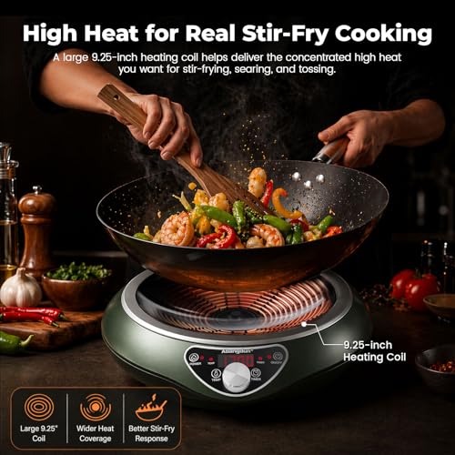 1700W Concave Induction Wok Burner