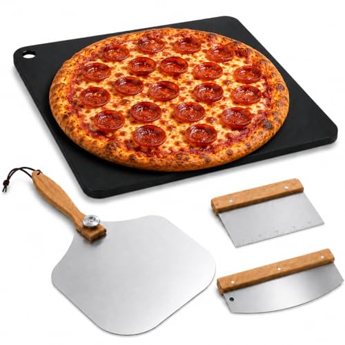 13"x13" Square Pizza Stone Baking Steel for Oven and BBQ Grill
