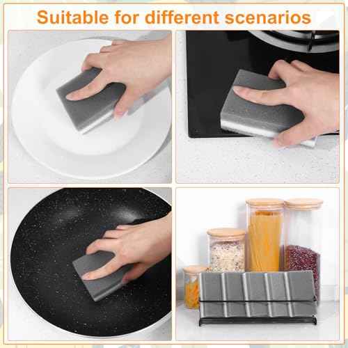 50 Pcs Individually Wrapped Sponges for Airbnb Apartment Gray (50 Count)