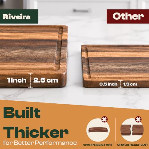 Riviera Walnut Cutting Board Set of 3
