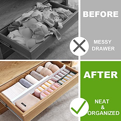Bamboo Drawer Dividers Organizers
