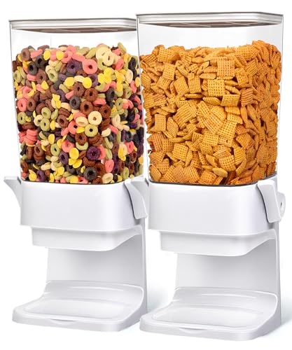 Cereal Dispenser Countertop 2pcs (2 Count)
