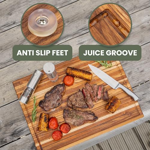Large Teak Wood Cutting Board