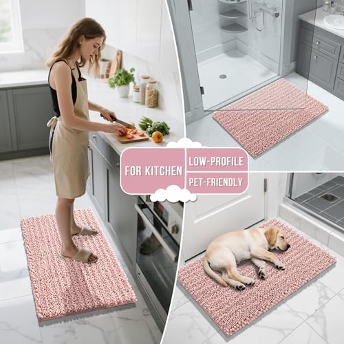 Large Bathroom Rugs Non Slip Washable 36x24 Inch (6.0333 Sq Ft)