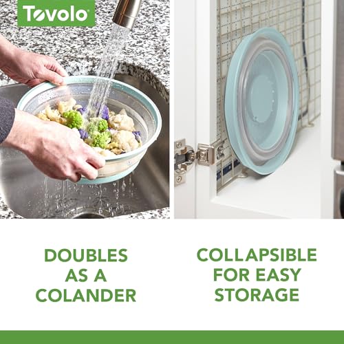 Microwave Splatter Cover for Food Medium Blue Haze Dishwasher Safe