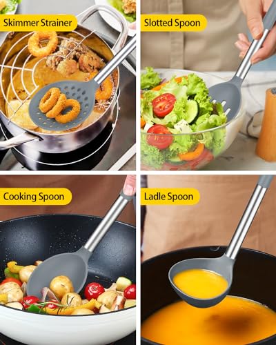 Silicone Kitchen Utensils Set (8 Count)