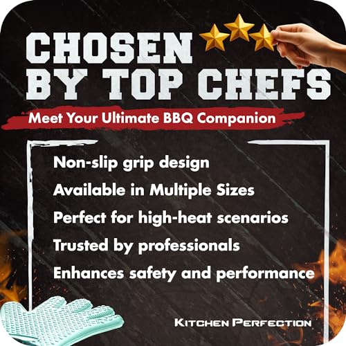 S Silicone Smoker BBQ Gloves (2 Count)