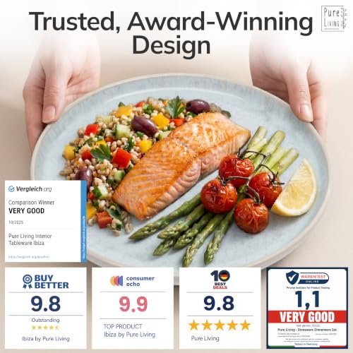 16 Piece Stoneware Dinnerware Set for 4 (16 Count)