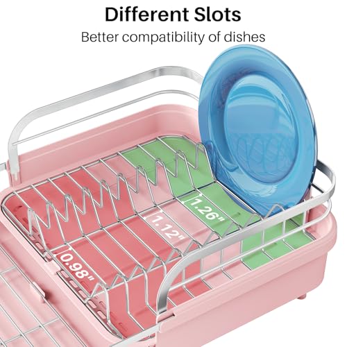 Expandable Dish Drying Rack for Kitchen Counter