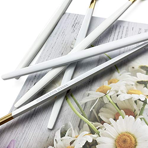 30 Piece Stainless Steel Satin Finish Flatware Set (6 Count)