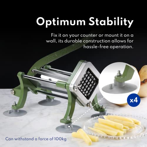 New Star Food Service 42313 Commercial Restaurant French Fry Cutter with Suction Feet