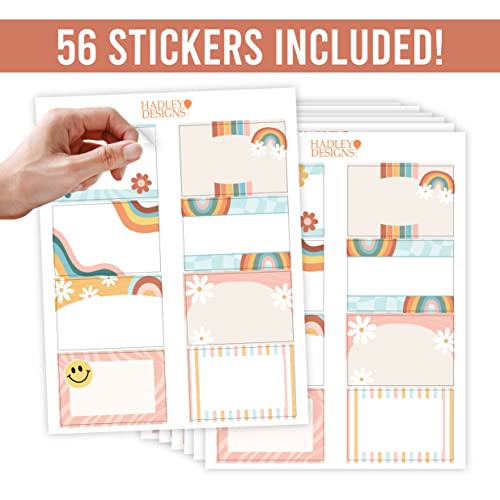 Self Adhesive Name Tags Sticker (56 Count)