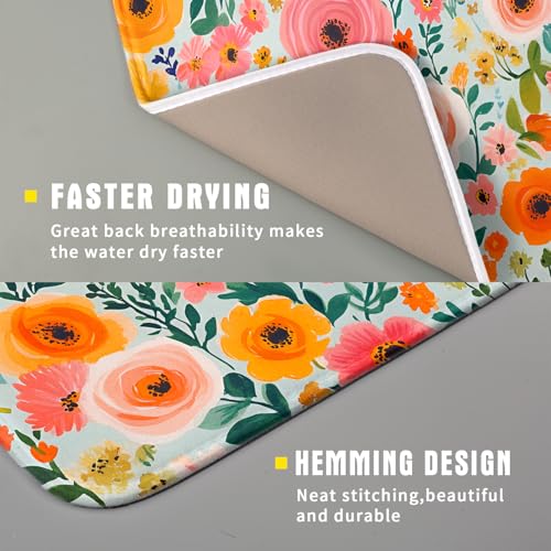 Spiral Flower Dish Drying Pad