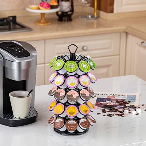 K Cup Storage Coffee Capsules Pod Holder Carousel Capsule Display Storage for k