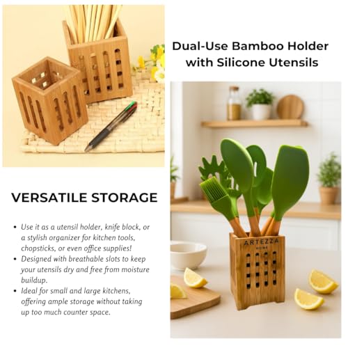 Green Silicone Kitchen Utensil Set (10 Count)